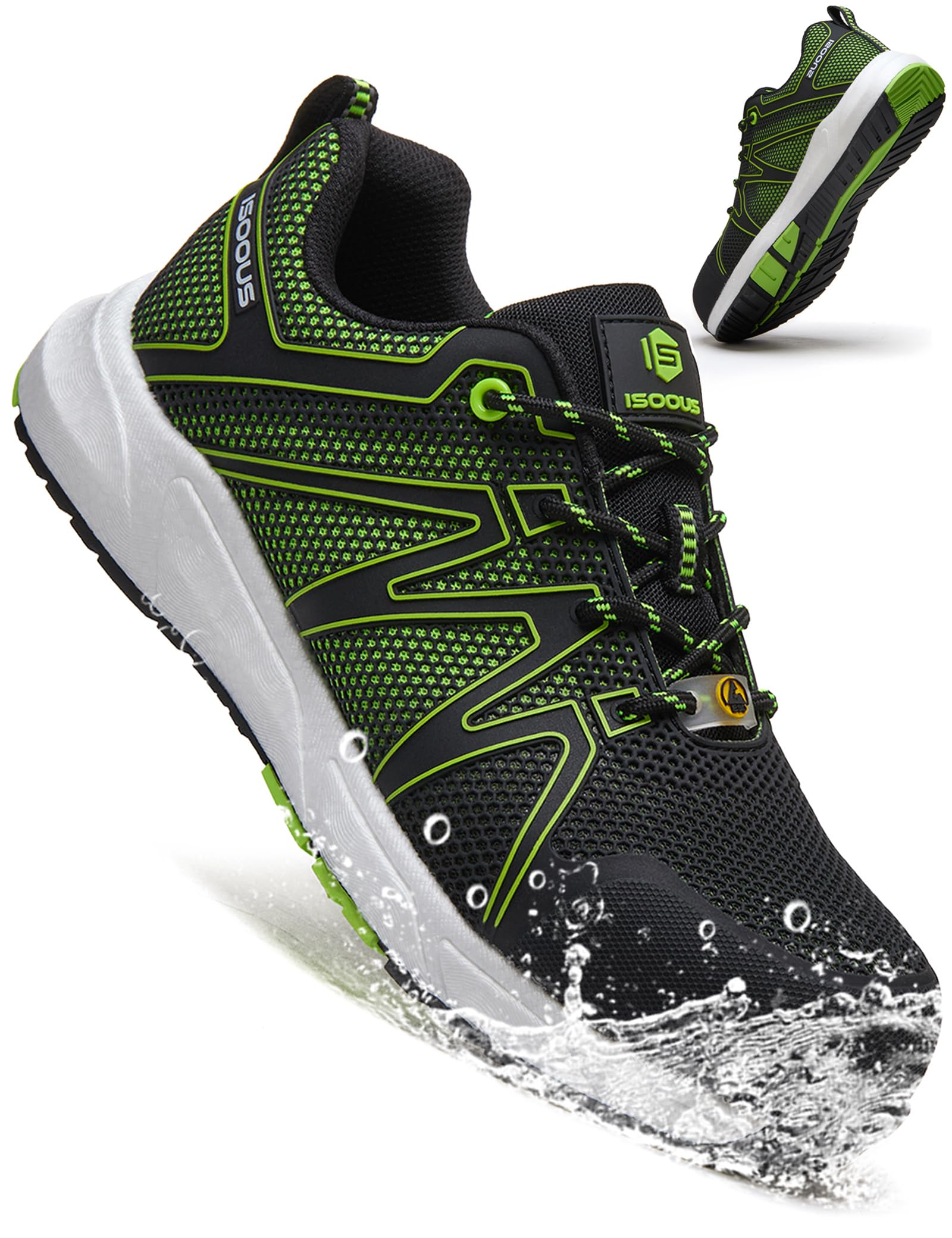 Chaussures de Sécurité Hommes S3S Basket de Securite Femme Imperméable SRC FO ESD Légère Embout en Fibre de Verre