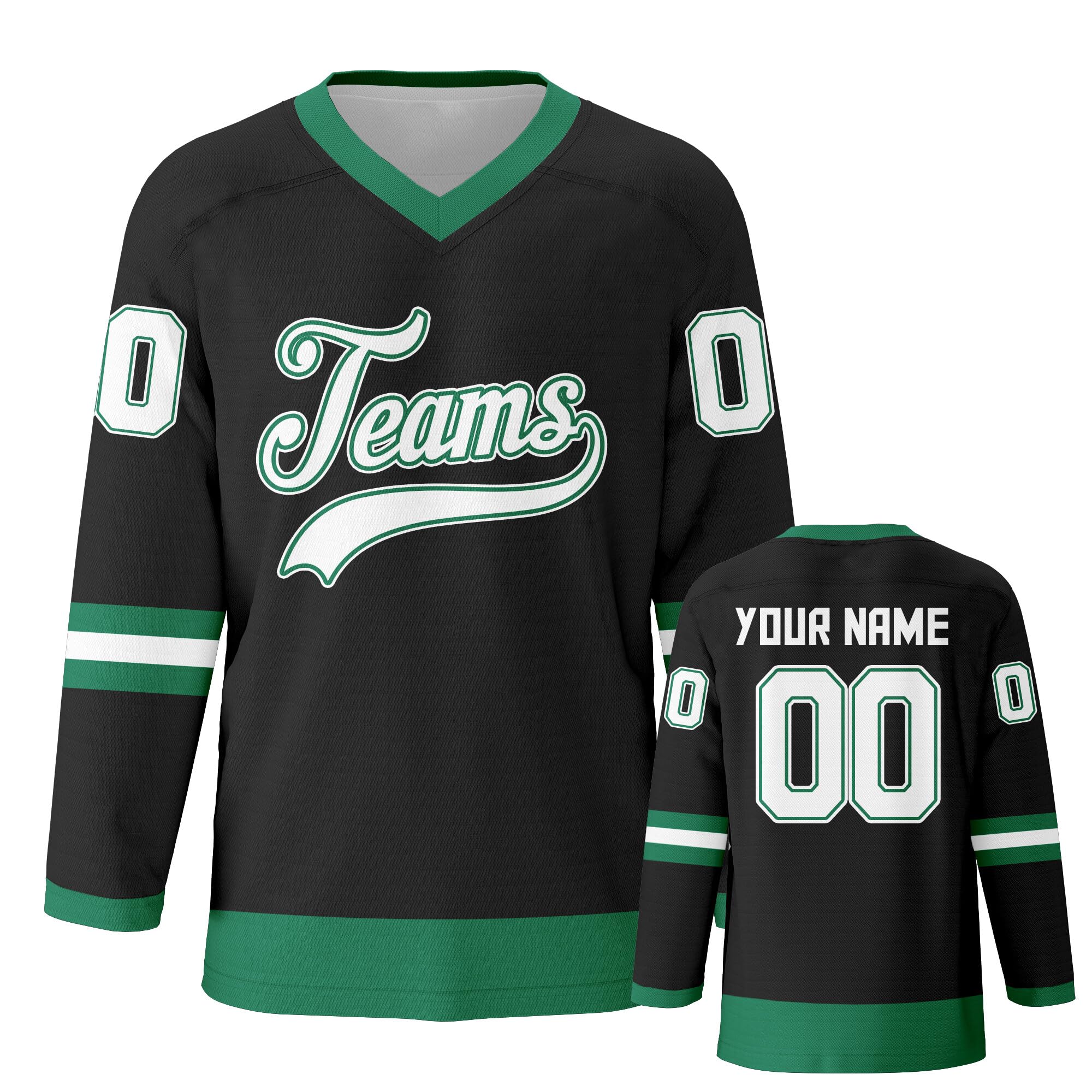 Customized Ice Hockey Jersey Personalized Team Solid Hockey Jersey Printed Stitched Hockey Jersey Men Women Youth Kids
