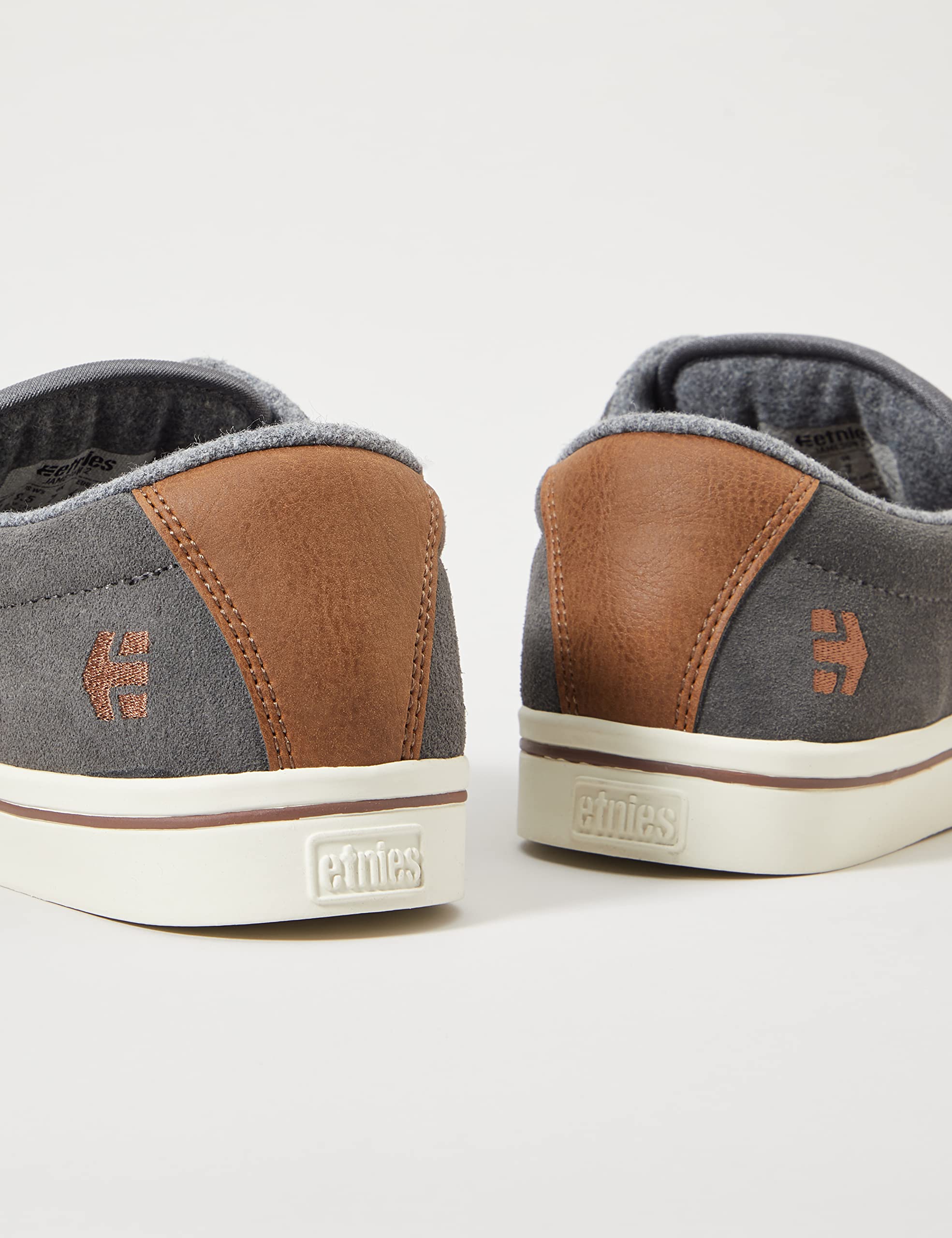 Etnies Men's Jameson 2 Skate Shoe, Grey/Brown, 7