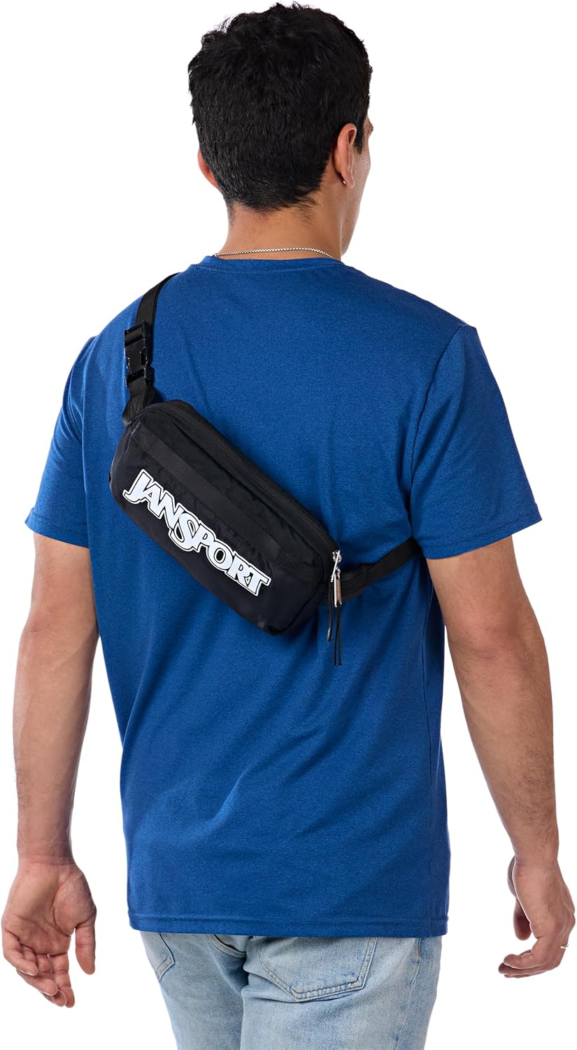 JanSport Washington Waistpack Fanny Pack - Stylish, Durable Waist Bag with Adjustable Belt, Main Zippered Pocket, Quick Stash Pocket,Travel Essentials - Image 4