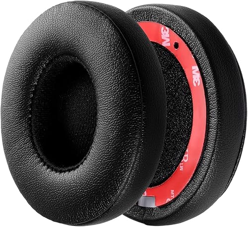 Miniatura 5 de Almohadillas inalámbricas Solo 23  JECOBB Almohadillas de repuesto con cuero proteico y espuma viscoelástica para auriculares inalámbricos Beats