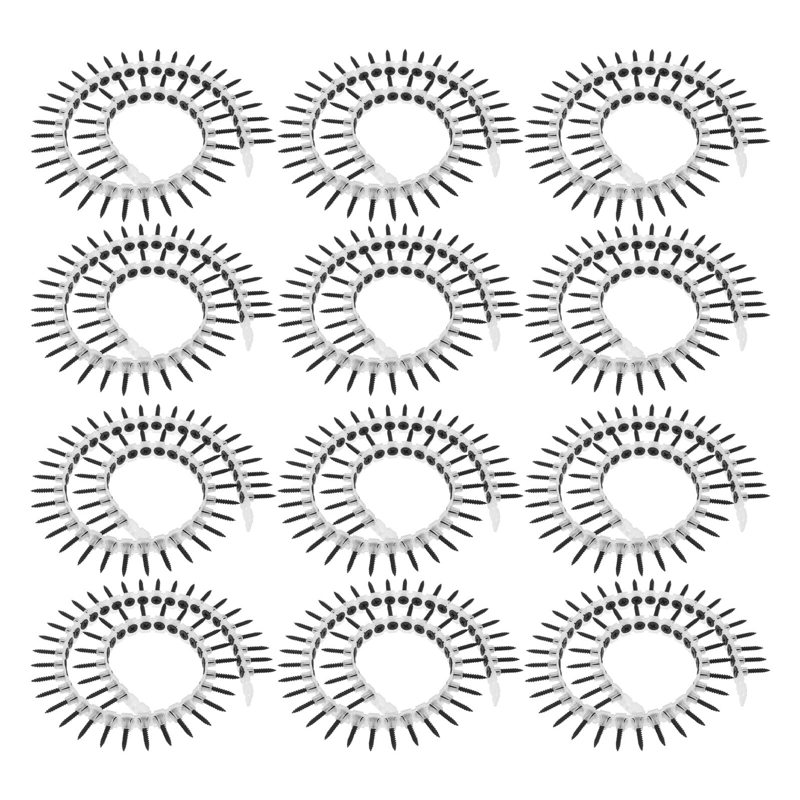 Zerodeko Trockenbauschrauben Kunststoff Selbstbohrend M35 X 25mm 1000 Stück Kettenschrauben für Wandbefestigung Gipskarton Regale und Bilderrahmen