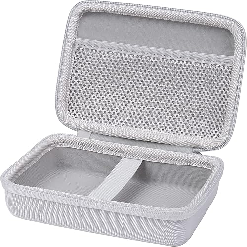 Vista 18 de co2CREA Estuche rígido de repuesto para impresora fotográfica cuadrada portátil Canon SELPHY QX20 / QX10 (funda rosa)