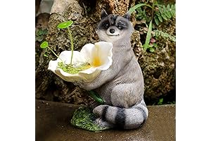 Raccoon Statue Garden Decor: Adorn Your Garden with Nature's Charm