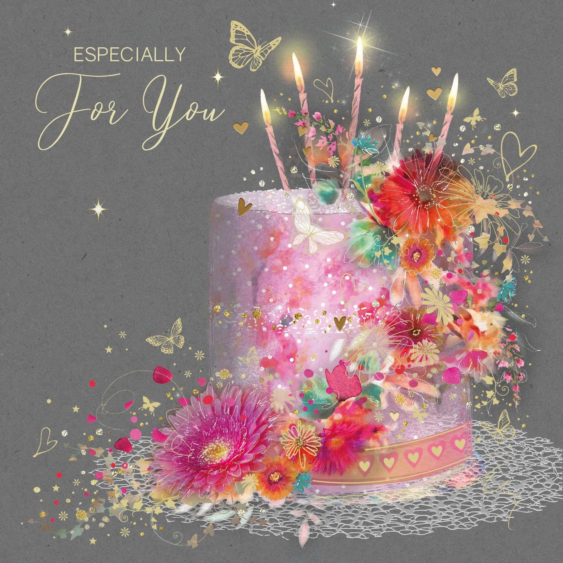 Cherry Orchard Female Especially For You Card - Birthday Cake