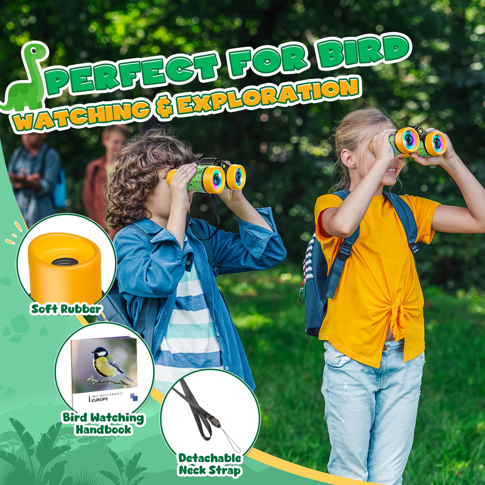 Giocattoli Bambino 4 5 6 7 Anni,Binocolo Bambini Regalo Bambino 4-12 Anni Cannocchiale Bambini Giochi Bambino 4-8 Anni Regalo Bambino 4 5 6 7 8 Anni Maschio Giochi Bambino 5-8 Anni Telescopio Bambini