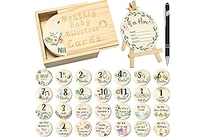 First Holidays Wood Keepsake Milestone Cards