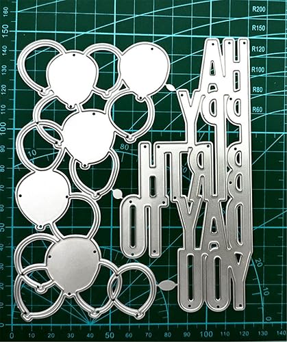 Miniatura 7 de CLSVYBK Troquelado para hacer tarjetas álbumes de recortes de metal troqueles de corte de pastel de feliz cumpleaños bricolaje álbum de fotos