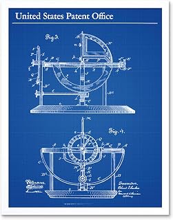 Artery8 Lawless Stellar Compass 1902 Space Stars Patent Art Print Framed Poster Wall Decor 12x16 inch