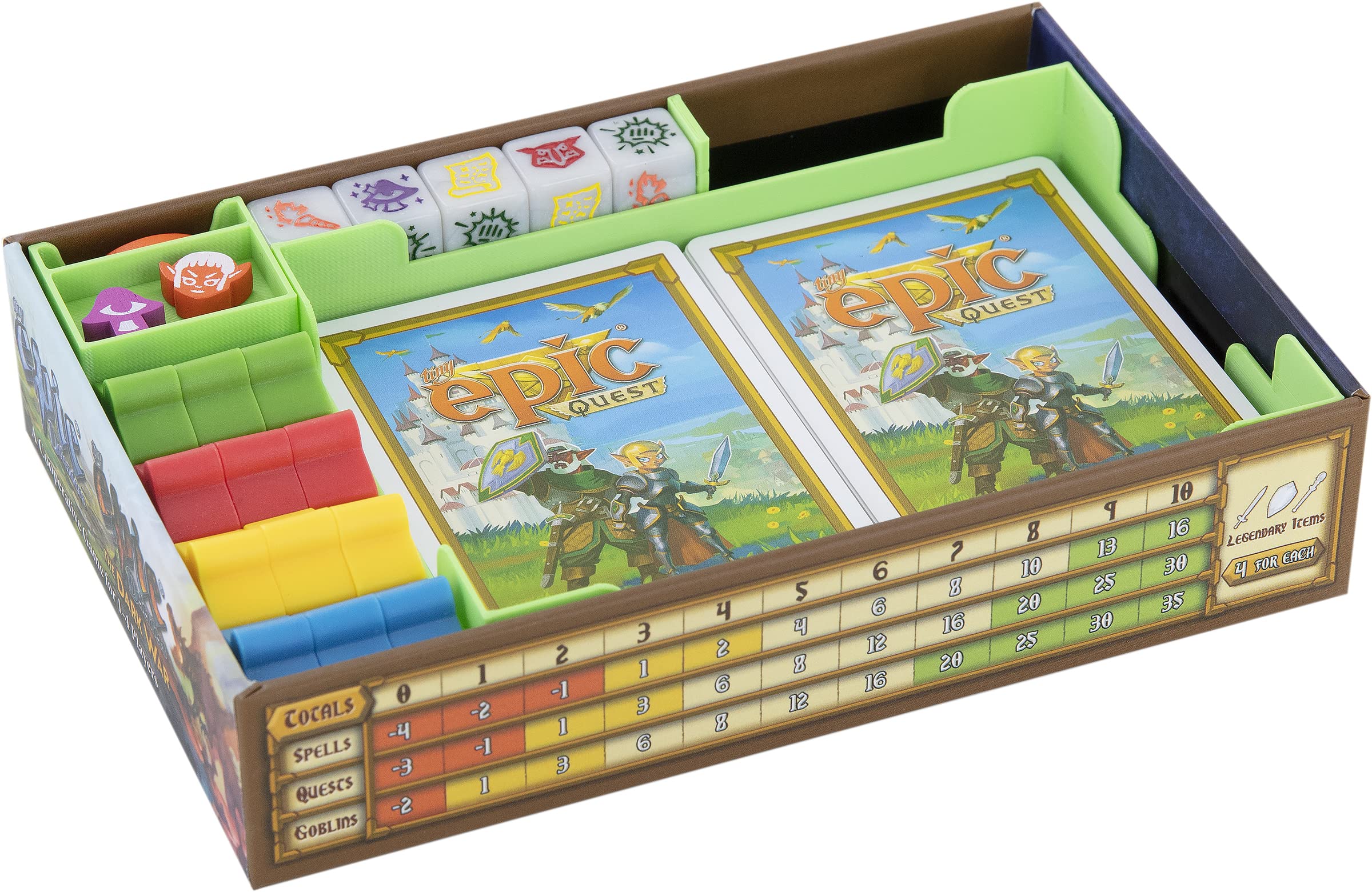 Organizzatore per Tiny Epic Dinosaurs - scatola da gioco da tavolo Feld