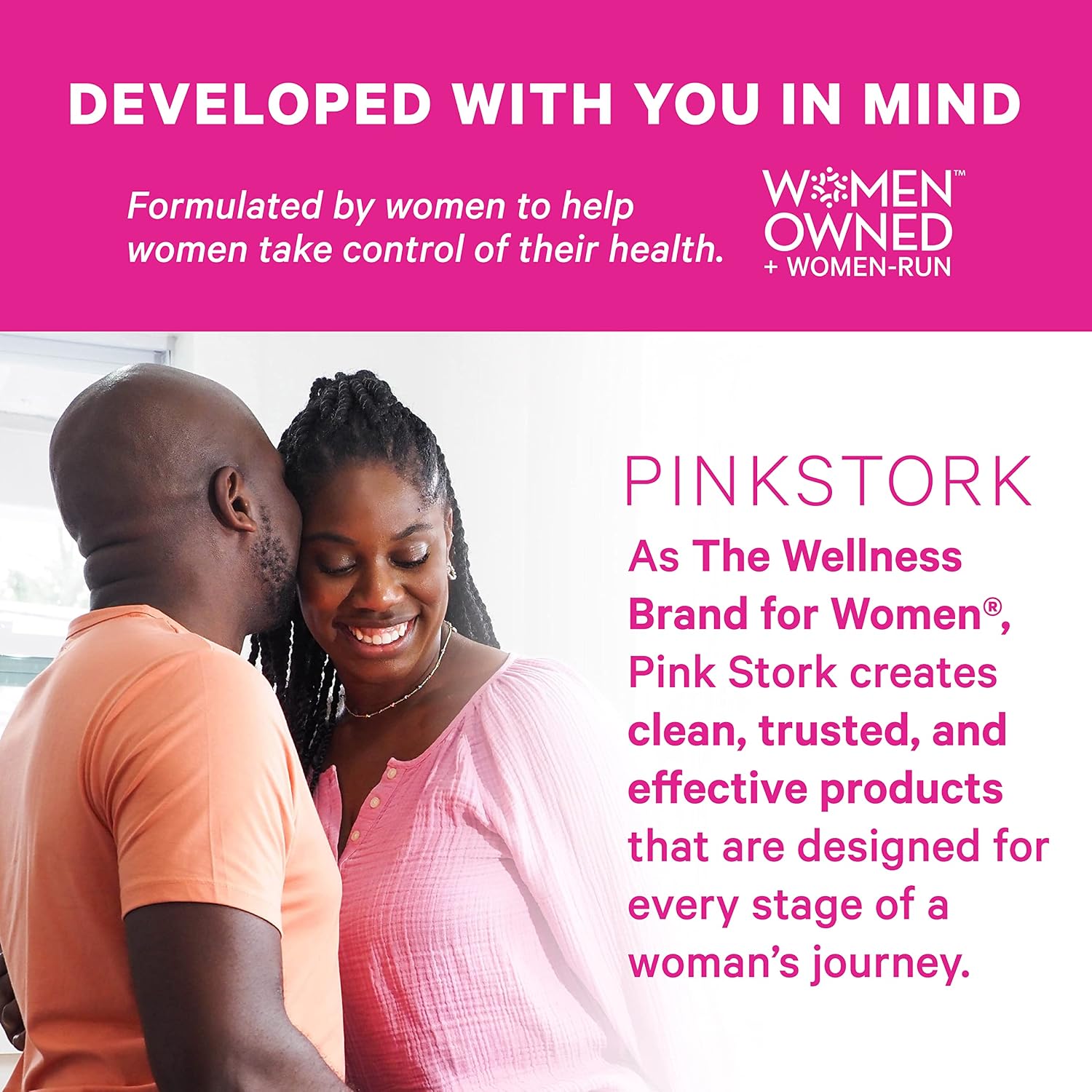 Pink Stork Fertility Bundle - Fertility Tea and Fertility Supplements for Women, Prenatal Vitamins with Ashwagandha, Inositol, Vitex and Folate to Help Support Hormone Balance for Women