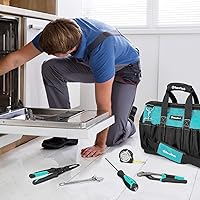 Vista 7 de DURATECH Juego de 269 herramientas manuales para reparación del hogar, kit de herramientas manuales mecánicas de uso diario con bolsa