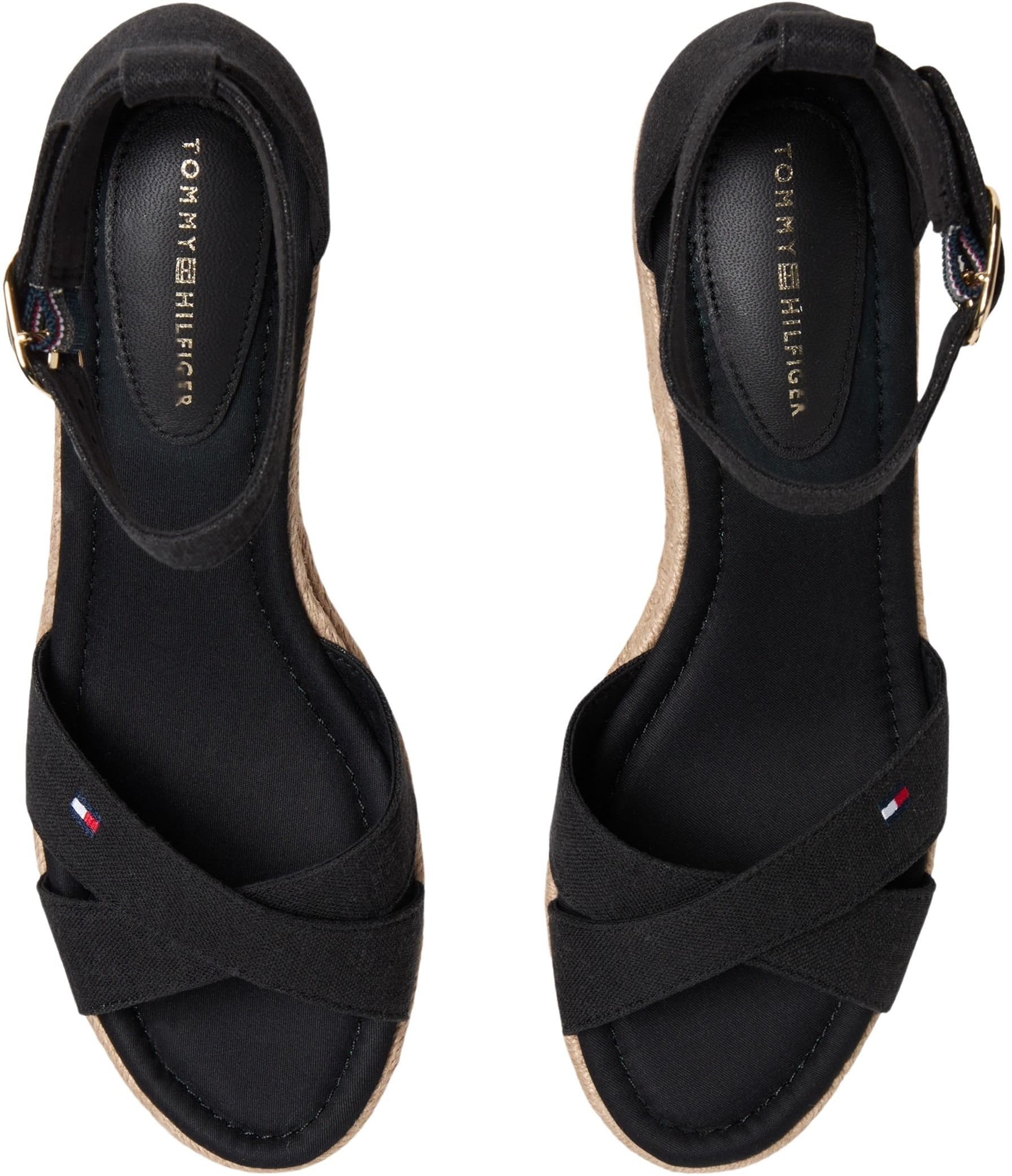 Tommy Hilfiger Mid Wedge Espad X Cross Fw0fw09332, Alpargatas de cuña Mujer