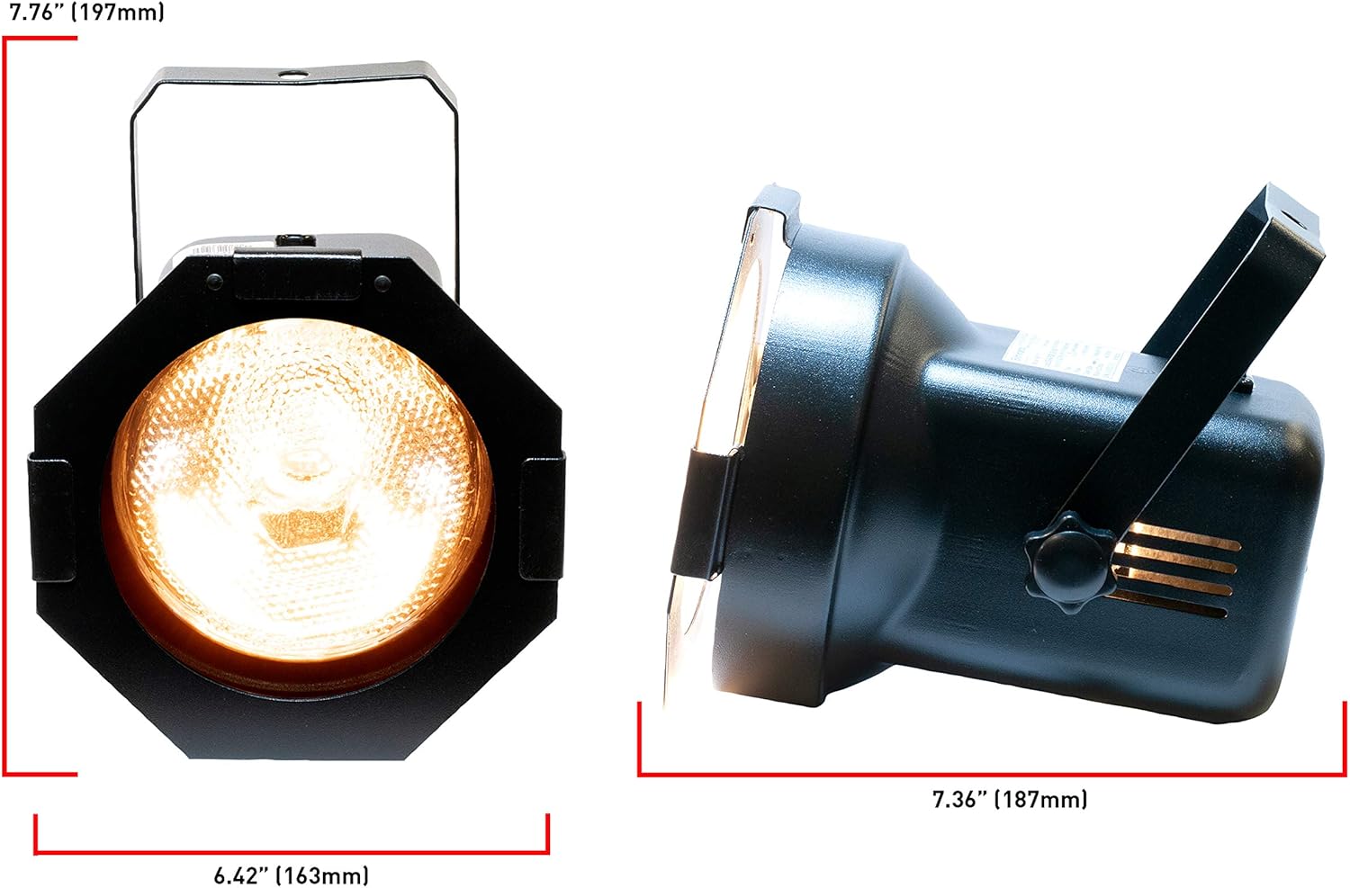 ADJ Products Eliminator Lighting E117 Stage Light Unit, PAR 38B Flood 7.00in. x 7.00in. x 8.00in.