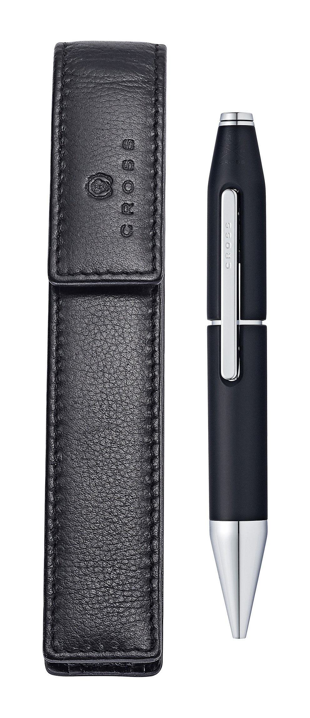Cross X Rollerball Pen with Leather Case Feed Mechanism Ink Colour Black — view 4