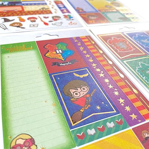 Miniatura 7 de Paper House Productions STPL-0020 Harry Potter - Kit semanal de calcomanías para planificar, paquete de 3, los colores pueden variar