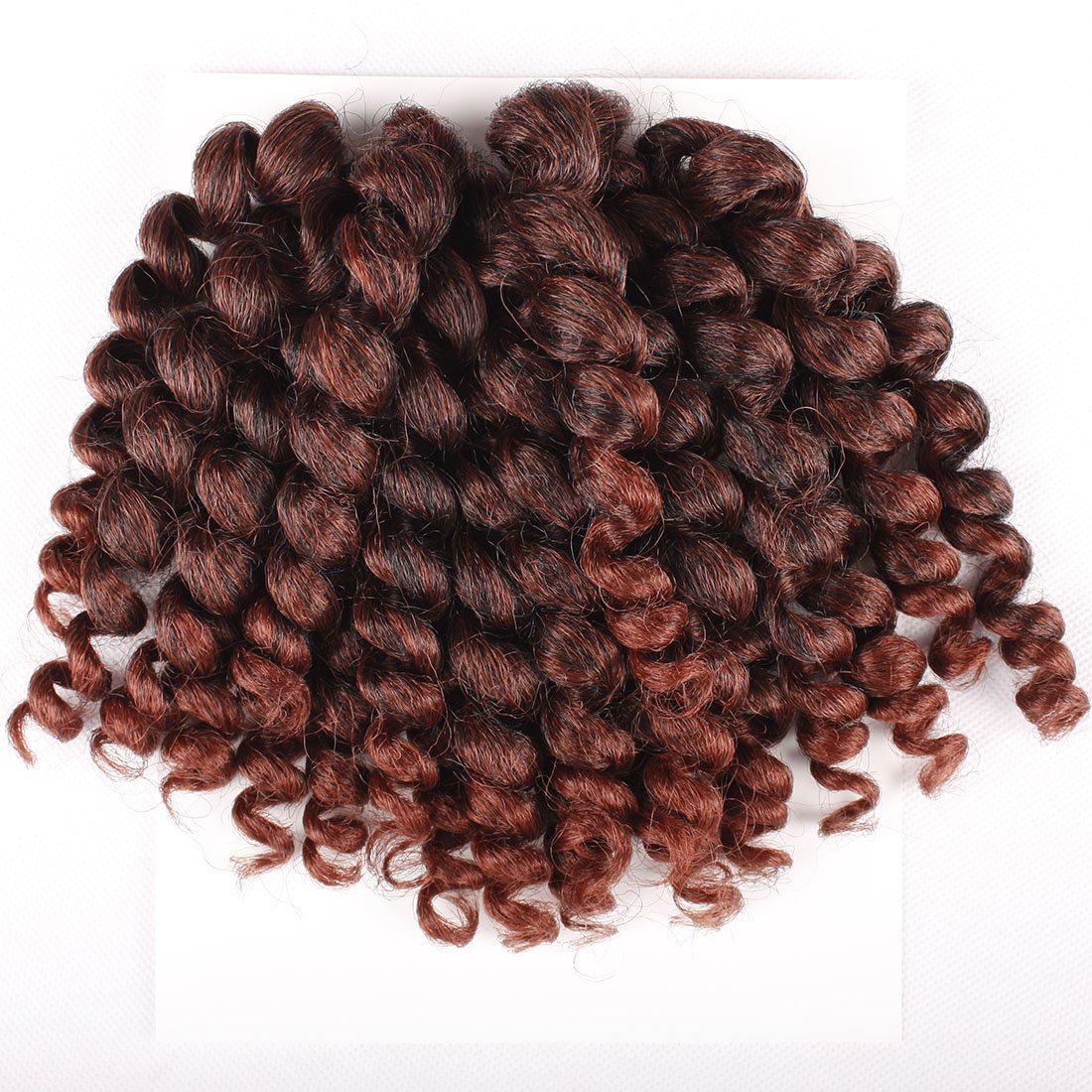 Crochet Hair 3/4 Packs/Lot Freetress Crochet Hair Ringlet Wand Curl Jamaican Bounce Crochet Twist Braids African Collection Braiding Hair (4 Pack (T350))