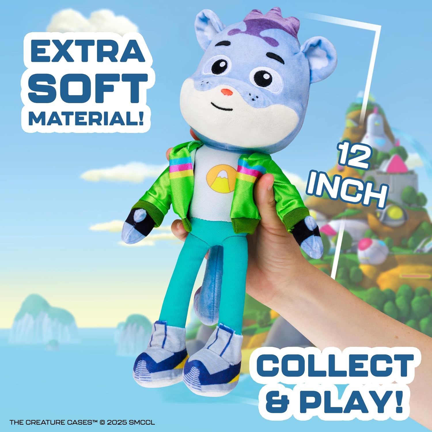 P.M.I. The Creature Cases 12-Inch Huggable Plush – Kit Casey Soft Cuddle Toy with Embroidered Details, Premium Fabric, and Collectible Design by PMI Toys (Sam Snow)