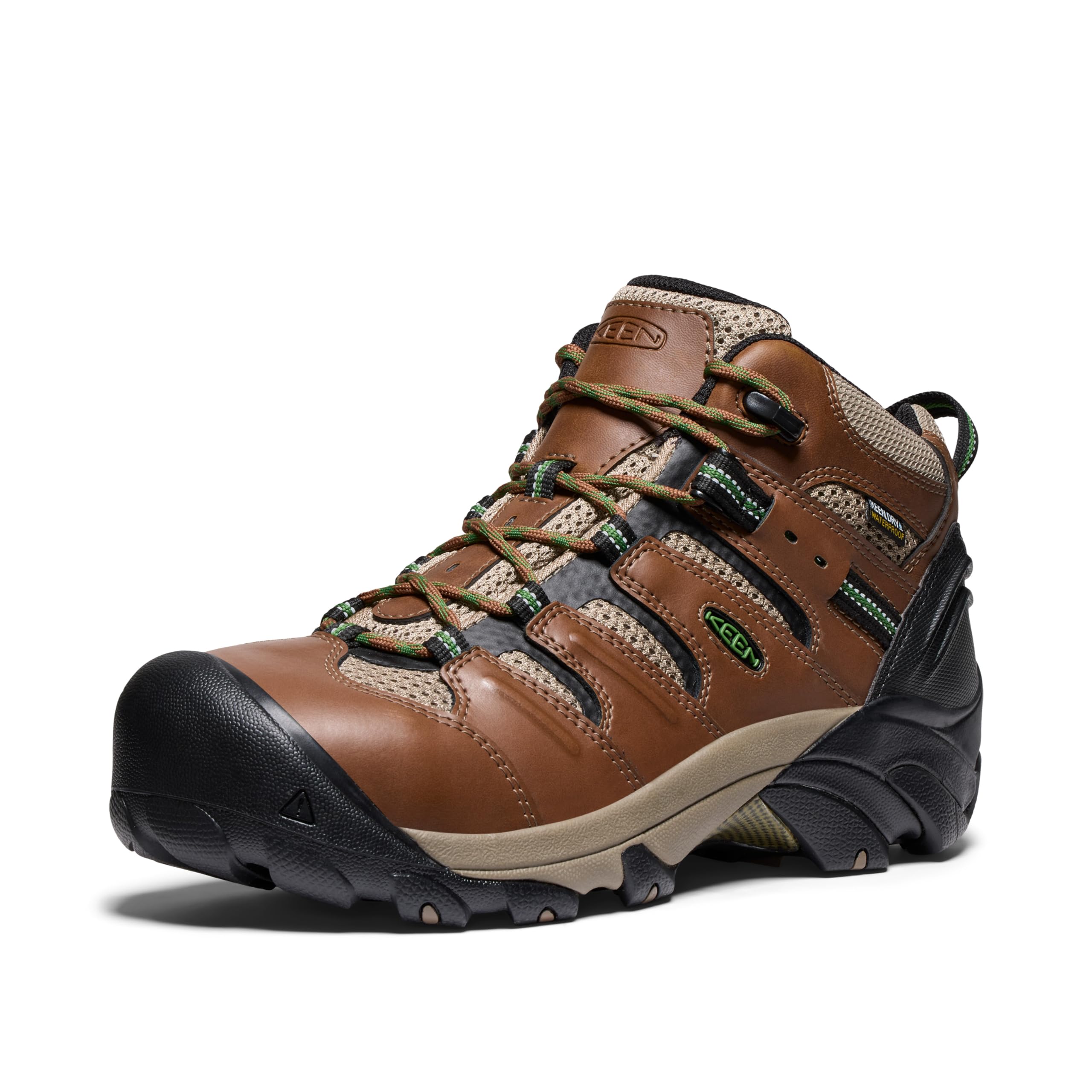 KEEN Utility Men's Lansing Mid Height Steel Toe Waterproof Work Boots