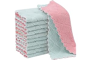 11 Pack Kitchen Dish Cloths: Ultra Absorbent and Effortless Cleaning for Kitchen Tableware, Bathroom