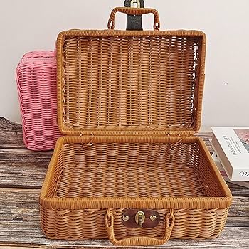 籐製ピクニックセット Amazon.co.jp: ピクニックバスケット 籐製 収納 かごバッグ 蓋
