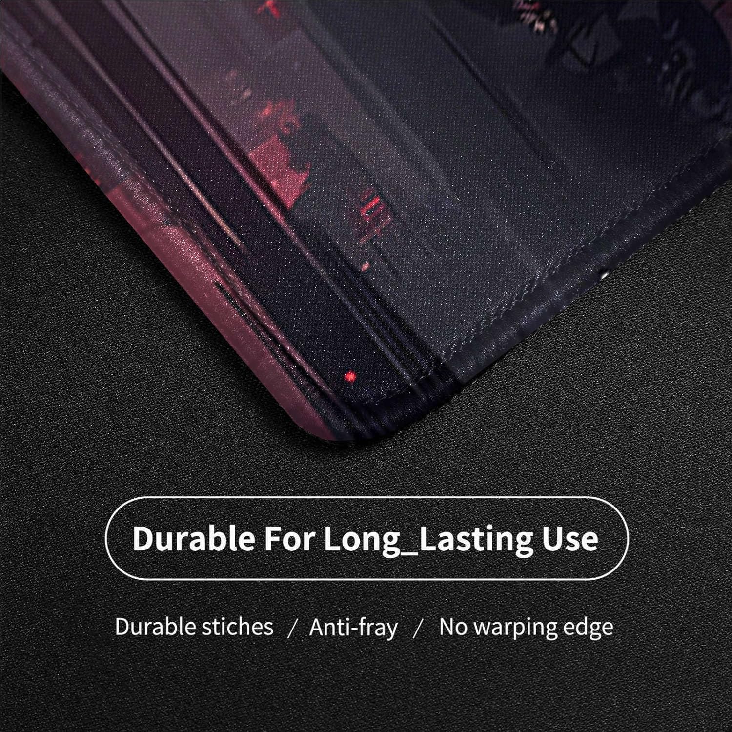 MTG Playmats with Stitched Edges, 24 x 14 inches TCG Play Mat for MTG Trading Card Game Playmats Smooth Surface Battle Game Rubber Collection
