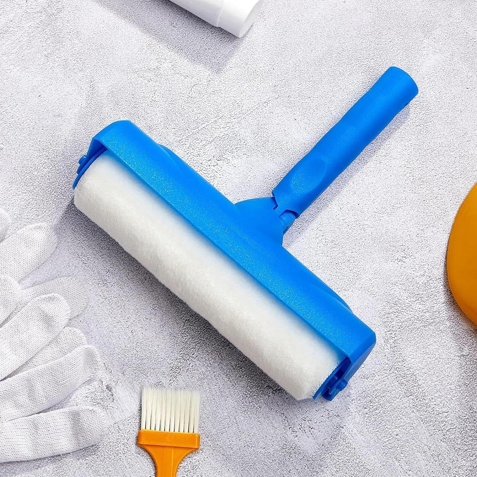 Rullo da pittura regolabile con manico telescopico – Set di pennelli da 25 cm per interni interni casa cucina soggiorno armadio Ga Wall Painter