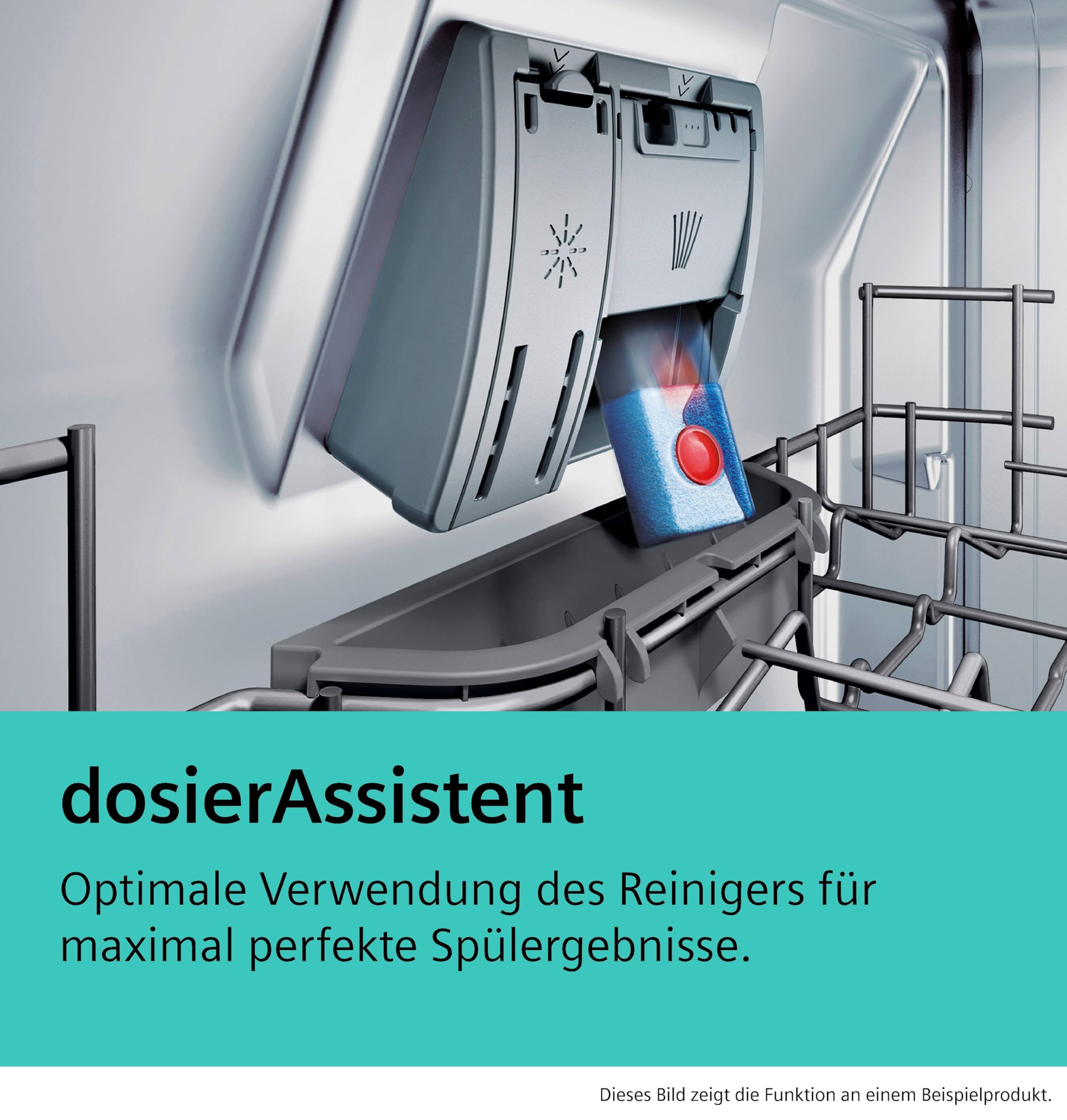 Siemens iQ300 SN43HS03TE Unterbau Geschirrspüler 60 cm Besteckkorb varioSpeed aquaStop Gebürsteter Stahl