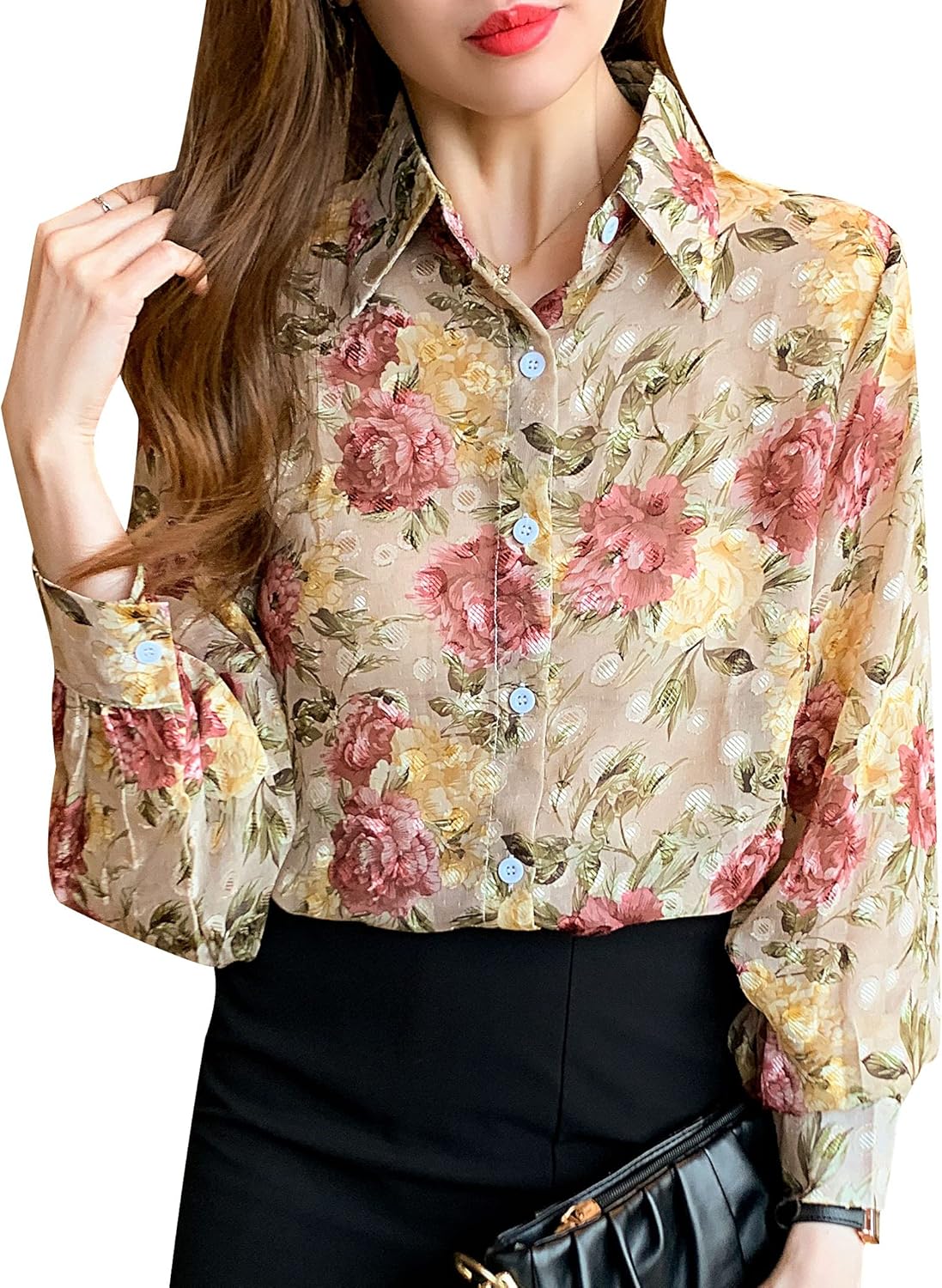 Printed shirt blouse Clearance