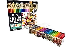 Indra Colored Pencils: Premium 100-Count Set for Artists and Hobbyists