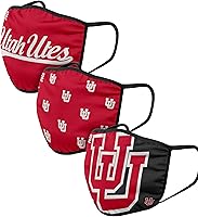 Vista 83 de FOCO - Cubrebocas universitario de la NCAA para adultos (unisex, 3 unidades)