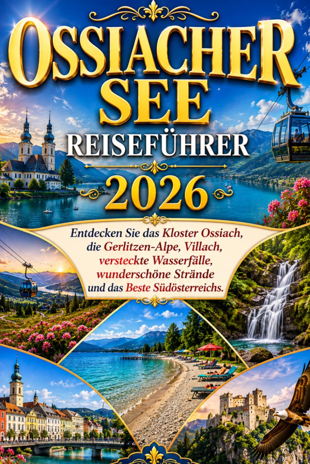 OSSIACHER SEE REISEFÜHRER 2026: Entdecken Sie das Kloster Ossiach, die Gerlitzen-Alpe, Villach, versteckte Wasserfälle, wunderschöne Strände und das Beste Südösterreichs.