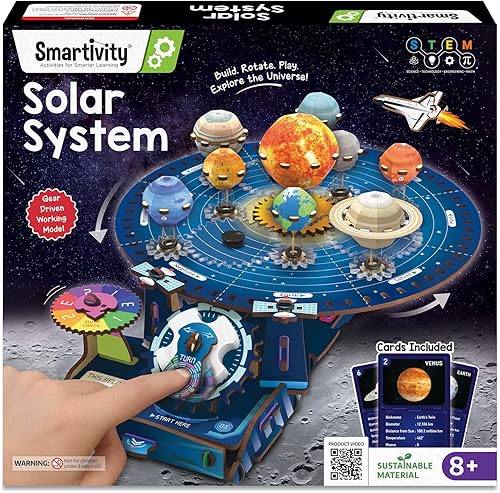 Solar System STEM Kit - Gear-Driven Model - Astronomy Gifts For Him