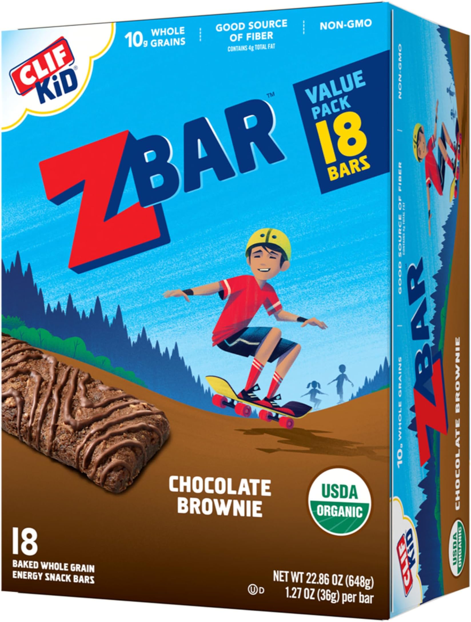 Amazon.com: CLIF Kid Zbar - Iced Oatmeal Cookie - Soft Baked Whole ...