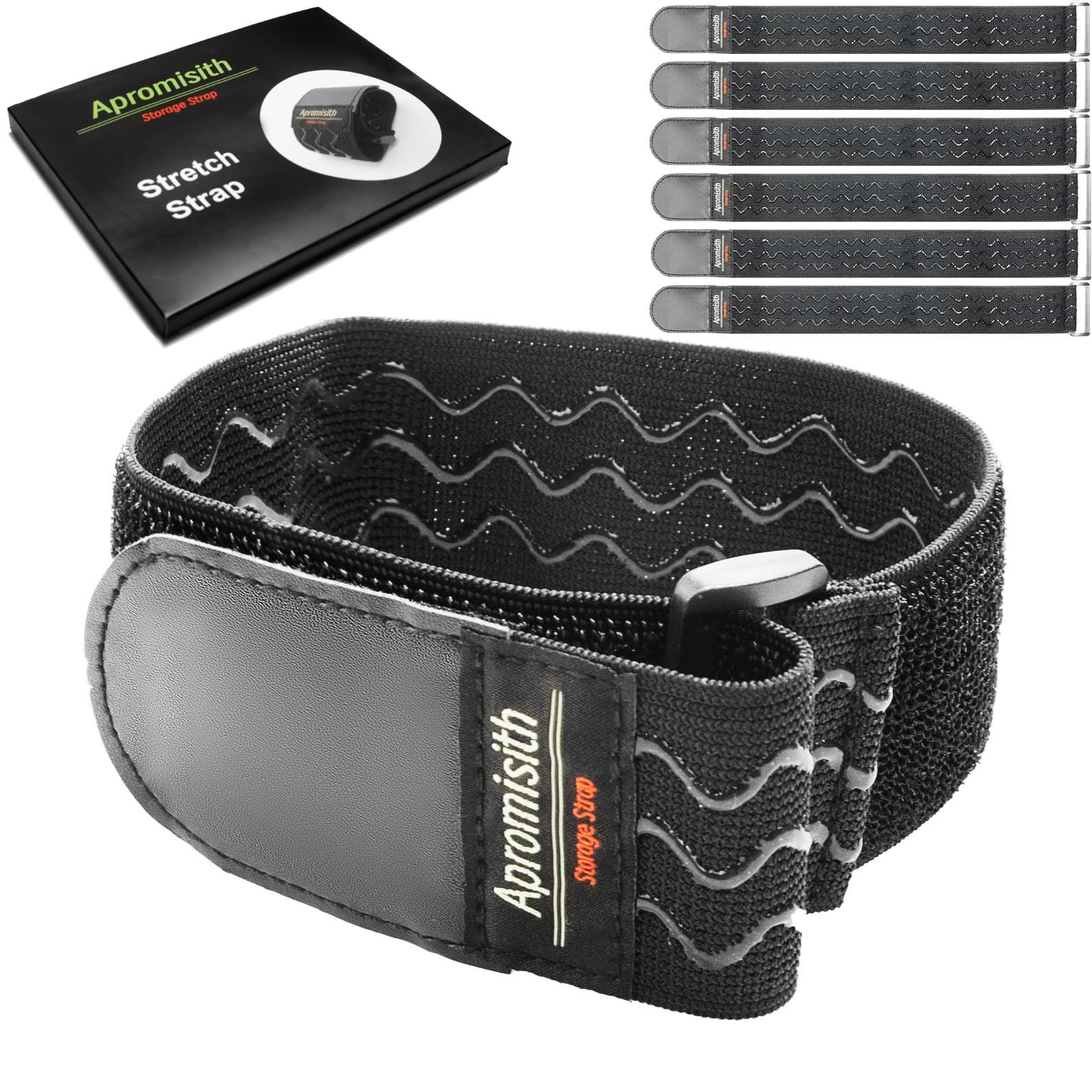 Amazon.com: Elastic Hook and Loop Fastening Cable Strap, 18