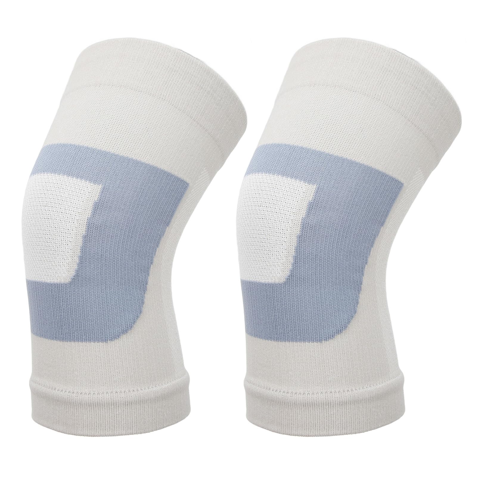 Light Gray L Thin Silk Knee Warmers for All Seasons Comfortable Leg Warmers for Daily Use