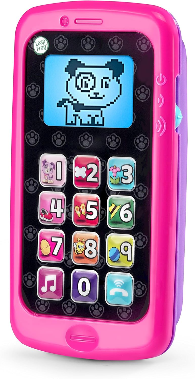 LeapFrog Chat And Count Smart Phone, Violet, Great Gift For Kids, Toddlers, Toy for Boys and Girls, Ages 2, 3
