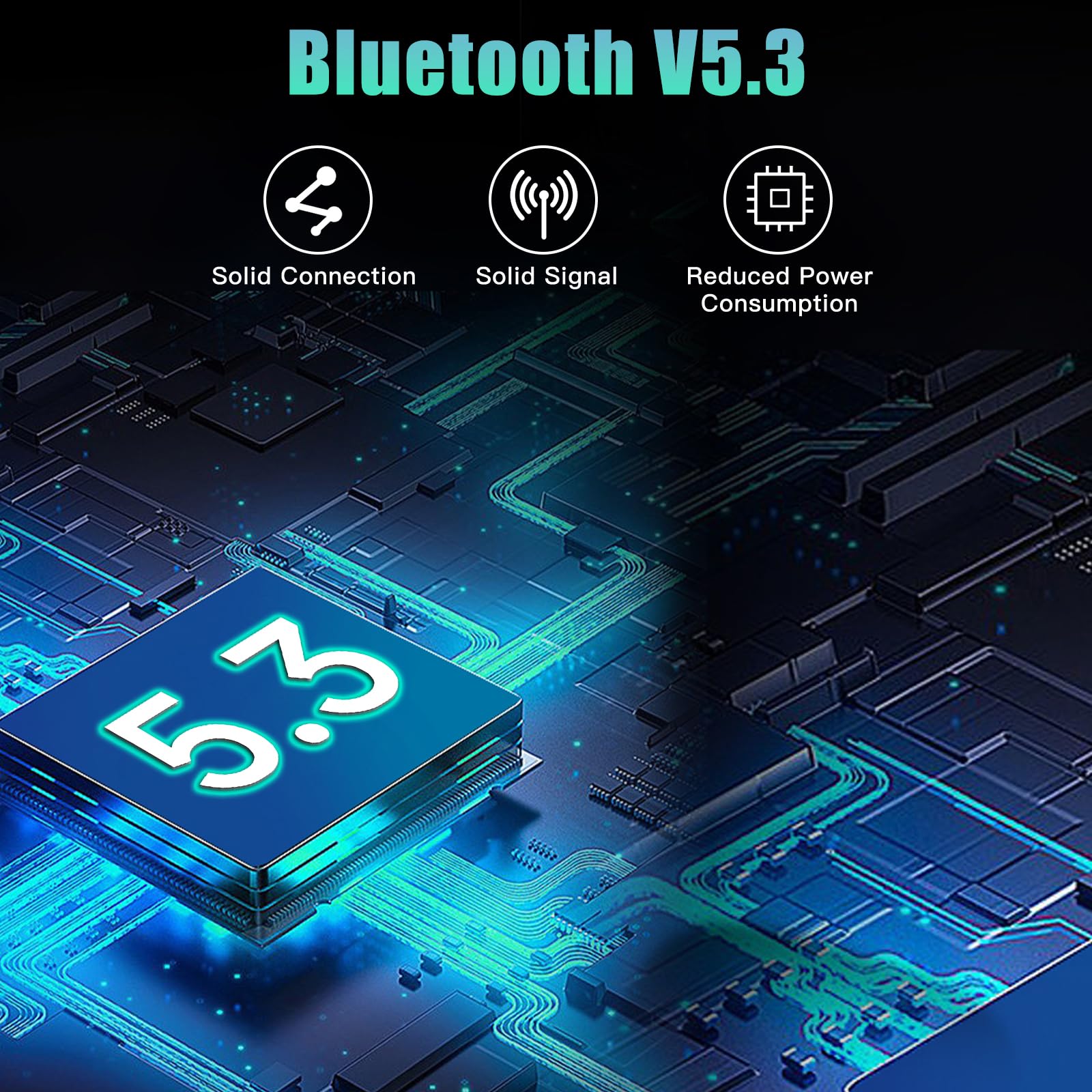 Auriculares intrauditivos inalámbricos Bluetooth: auriculares internos deportivos inalámbricos con sonido estéreo HiFi con 4 micrófonos - control táctil - IPX7 resistente al agua compatible c
