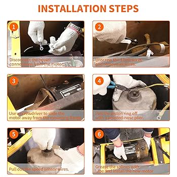 Amazon.com: 73445-G02 DE2-4007 36V Electric Advanced Motor with