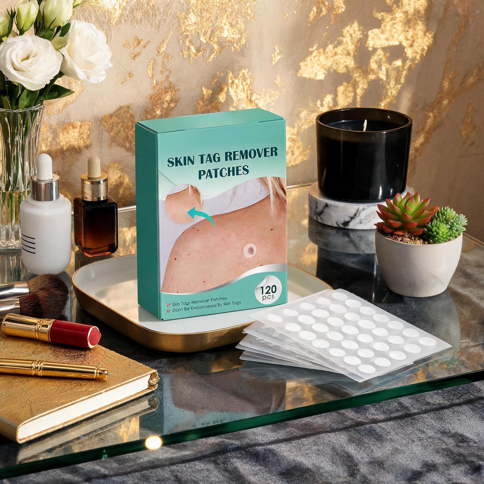 Tiras removedoras de topos para la piel, parches faciales hidratantes, cuidado de belleza con textura refinada, utilidad diaria con capa resistente, 4.4 x 3.22 x 0.39 pulgadas, categoría de cuidado de