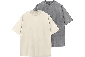 Men's Oversized Washed Cotton T-Shirt