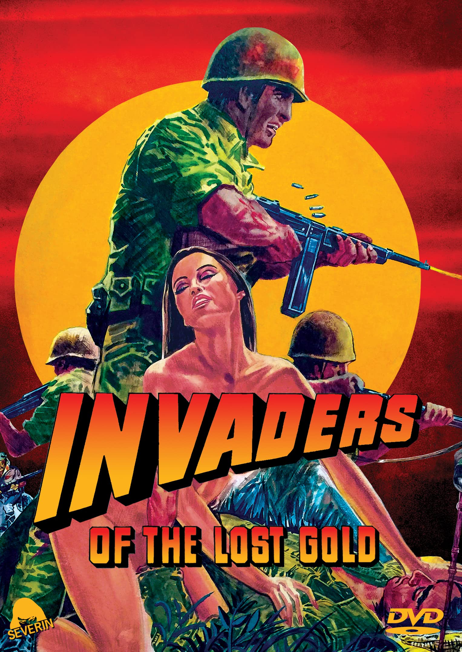 Invaders of the Lost Gold DVD de importación USA película clásica de acción bélica