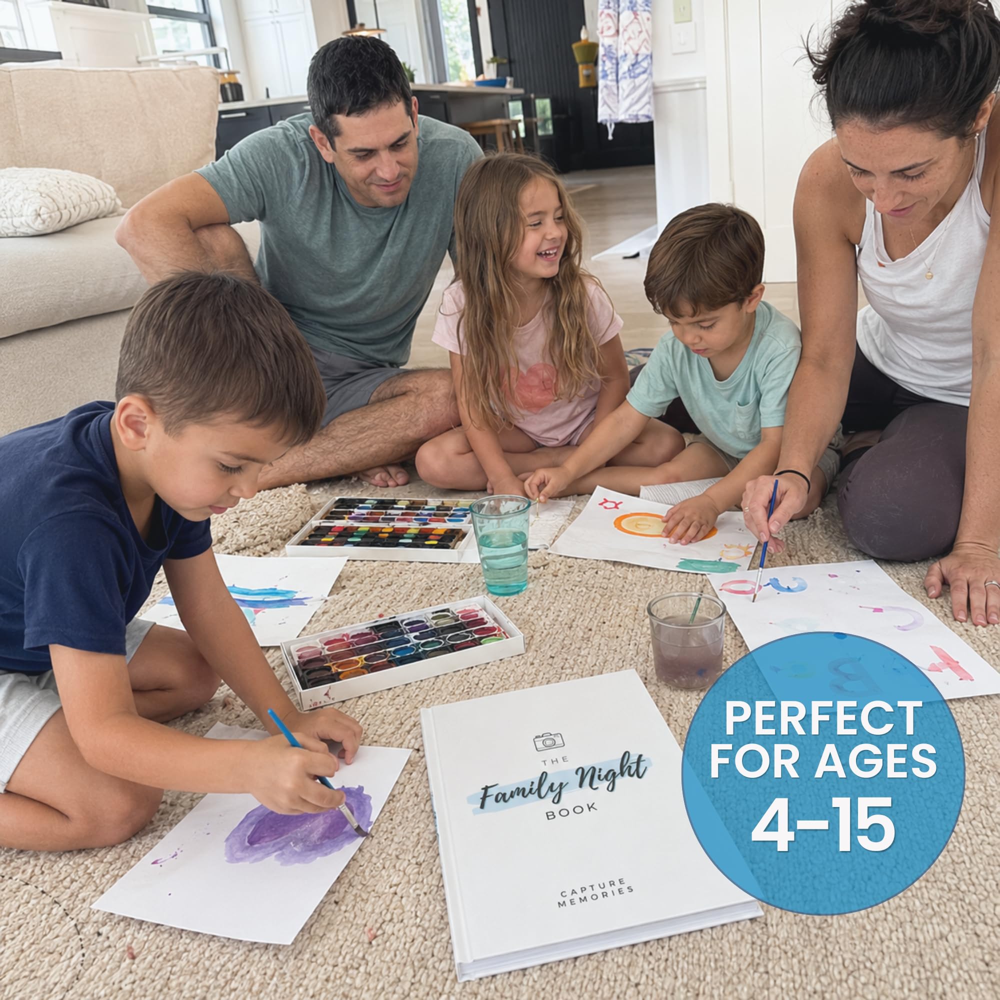The Family Night Book - 60 avventure da grattare per famiglie, giochi divertenti e creativi per bambini e adulti, libro di avventura per famiglie