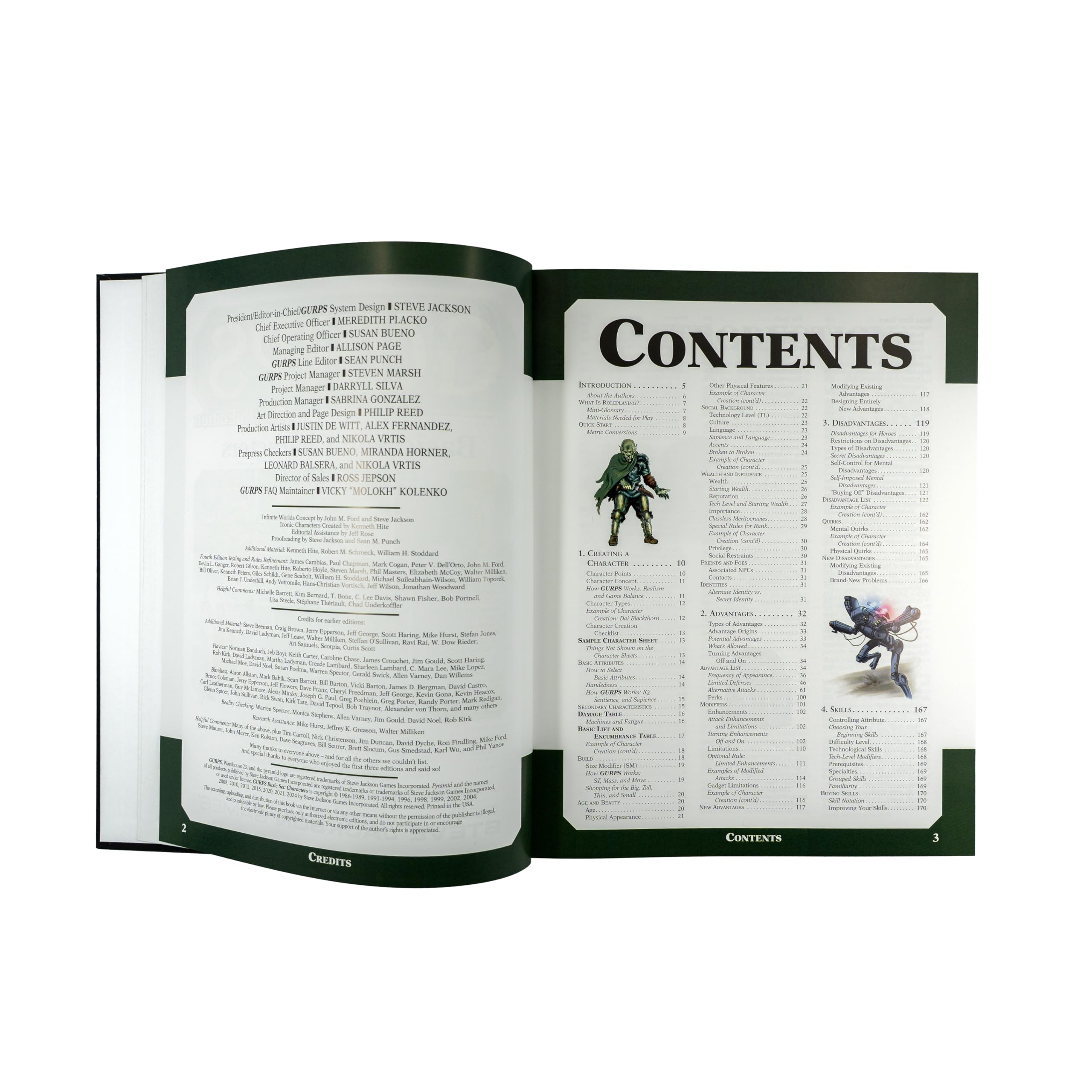 Steve Jackson Games | GURPS Basic Set: Characters, Fourth Edition | Tabletop RPG Core Rulebook | Immersive Role-Playing Game for Ages 14 and Up | English