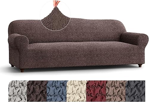 Miniatura 30 de PAULATO BY GA.I.CO. Funda desmontable para sofá - Funda elástica para sillón - Elegante funda para sofá con cojines - Funda desmontable de tela de