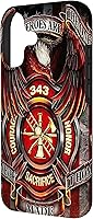 Vista 2 de USA Flag Firefighter Case American Fireman US Fire Fighter Case for iPhone 17