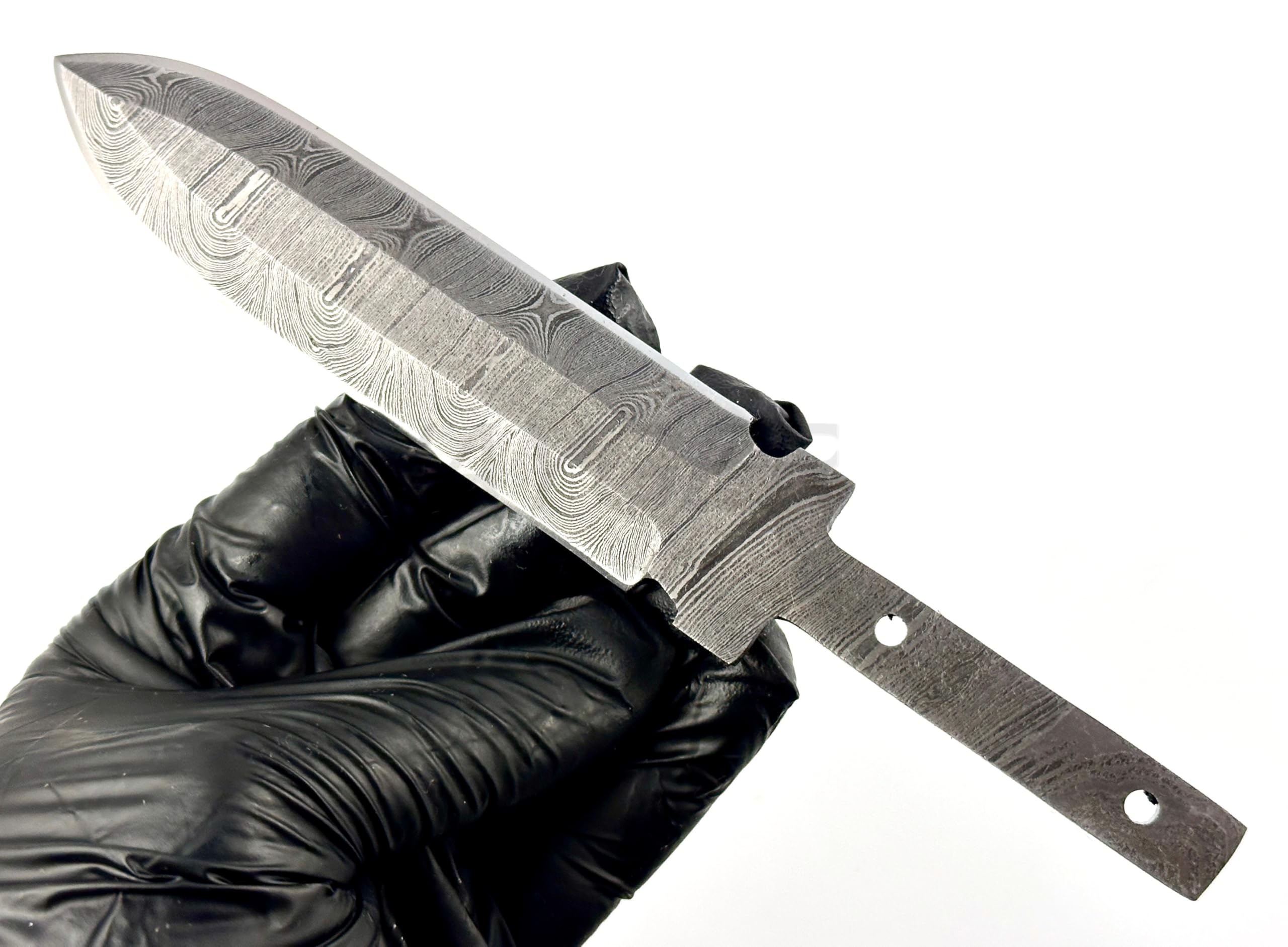 Handmade Double Edge Dagger Knife Blank | Damascus Steel Blade | Hidden Tang (B50)