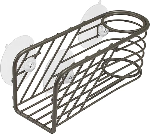 Miniatura 9 de Spectrum Fregadero Wright diversificado, jabón geométrico y esponja, fregadero de cocina y ducha, moderno organizador de cocina y baño, soporte de