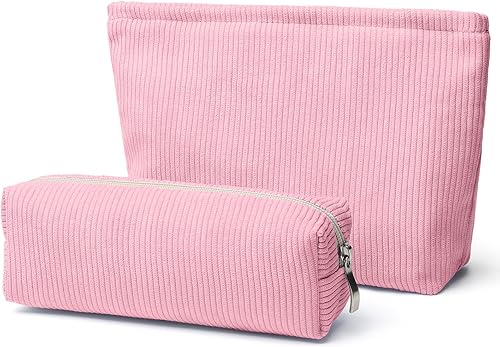 Bolsa de maquillaje de 2 piezas, bolsa de cosméticos para mujer, bolsa de maquillaje de viaje, bolsa organizadora de maquillaje, bolsa de maquillaje