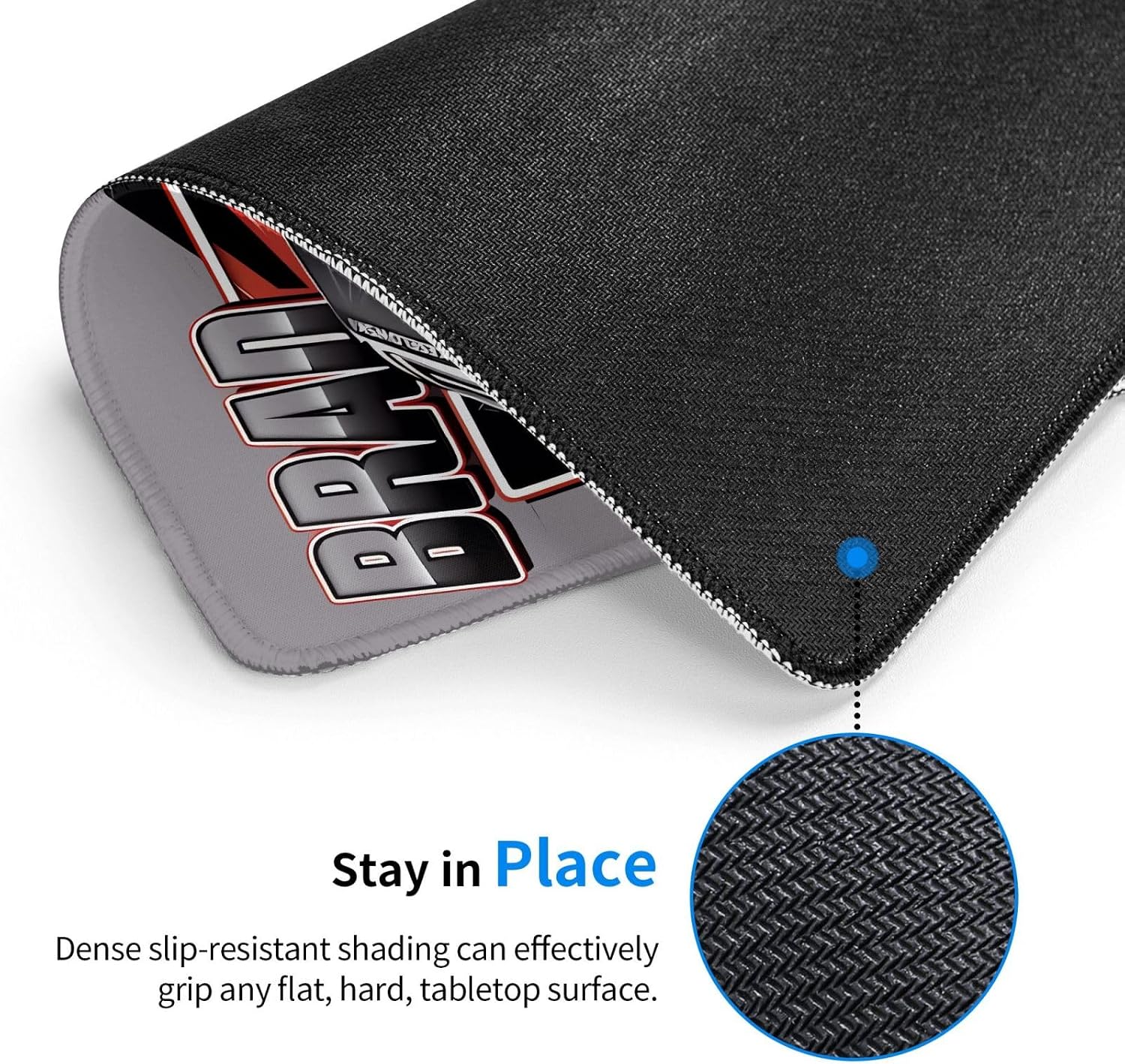 Brad Keselowski 6 Mouse Pad, Laptop Office Desk Accessories Wireless Mouse Pad Mouse Pad Non-Slip Water Resistant Desk Mat Premium Computer Accessories image 3